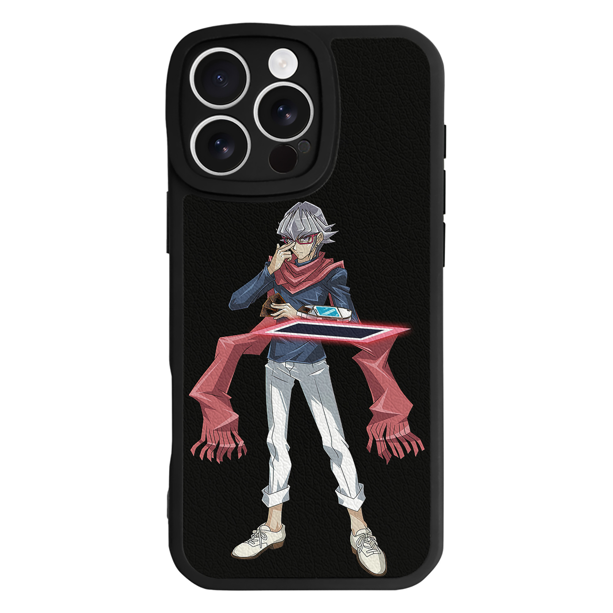 遊☆戯☆王 Yu-Gi-Oh! 【iPhone 16シリーズ対応】シリコンスマホケース（レザー調） 材質：シリコン